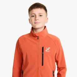 Exciter Stretch Jacket Teens Mecca Orange