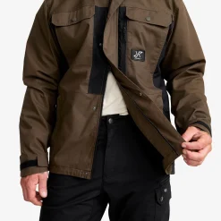 Field Pro Warm Outdoor Jacket Herren Mud/Black