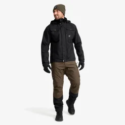 Field Pro Warm Outdoor Jacket Herren Black