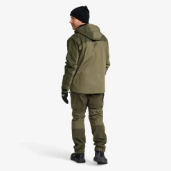 Field Pro Warm Outdoor Jacket Herren Grape Leaf/Forest Night