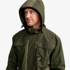 Field Pro Warm Outdoor Jacket Herren Grape Leaf/Forest Night