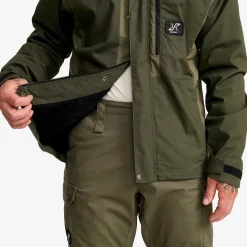 Field Pro Warm Outdoor Jacket Herren Grape Leaf/Forest Night