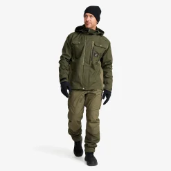 Field Pro Warm Outdoor Jacket Herren Grape Leaf/Forest Night