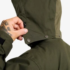 Field Pro Warm Outdoor Jacket Herren Grape Leaf/Forest Night