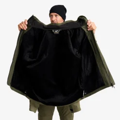 Field Pro Warm Outdoor Jacket Herren Grape Leaf/Forest Night
