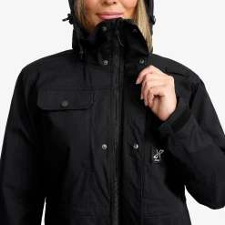 Field Pro Warm Outdoor Jacket Damen Black