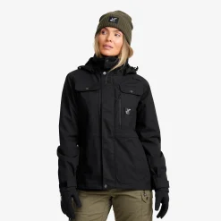 Field Pro Warm Outdoor Jacket Damen Black