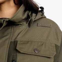 Field Pro Warm Outdoor Jacket Damen Grape Leaf/Forest Night
