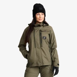 Field Pro Warm Outdoor Jacket Damen Grape Leaf/Forest Night