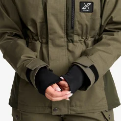 Field Pro Warm Outdoor Jacket Damen Grape Leaf/Forest Night