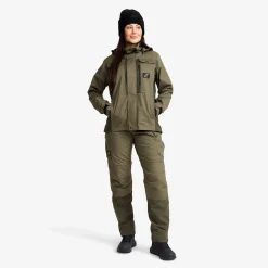 Field Pro Warm Outdoor Jacket Damen Grape Leaf/Forest Night