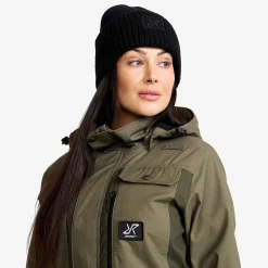Field Pro Warm Outdoor Jacket Damen Grape Leaf/Forest Night
