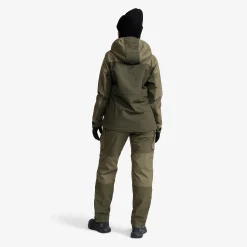 Field Pro Warm Outdoor Jacket Damen Grape Leaf/Forest Night