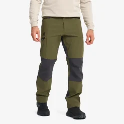 Fjord Warm Stretch Pants Herren Dark Olive/Anthracite