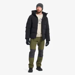 Fjord Warm Stretch Pants Herren Dark Olive/Anthracite