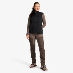 Flex Stretch Down Vest Damen Black