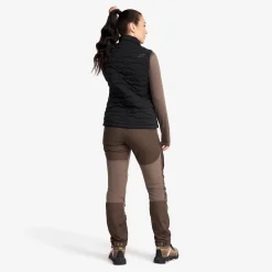 Flex Stretch Down Vest Damen Black