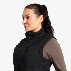 Flex Stretch Down Vest Damen Black