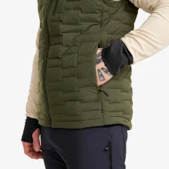 Flex Stretch Down Vest Herren Forest Night