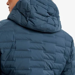 Flex Stretch Hooded Down Jacket Damen Moonlit Ocean