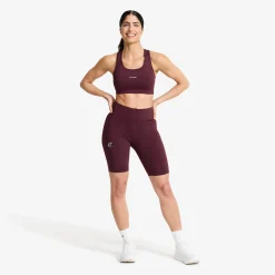 Flow High-waisted Biker Shorts Damen Winetasting
