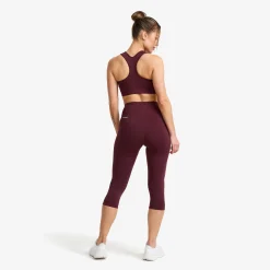 Flow High-waisted Capri Leggings Damen Winetasting