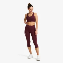 Flow High-waisted Capri Leggings Damen Winetasting