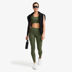 Flow High-waisted Leggings Damen Kambaba Green