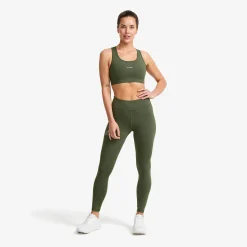 Flow High-waisted Leggings Damen Kambaba Green