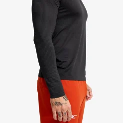 Focus Half-zip Seamless Top Herren Anthracite