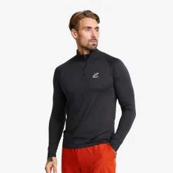Focus Half-zip Seamless Top Herren Anthracite