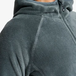 Fog Fluffy Hooded Fleece Damen Balsam Green