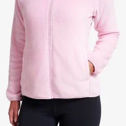 Fog Fluffy Hooded Fleece Damen Pink Mist
