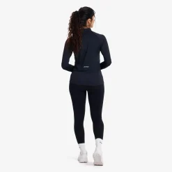 Force Light Half-zip Top Damen Black
