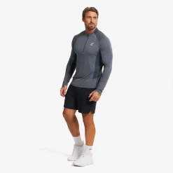 Force Light Half-zip Top Herren Turbulence Blue