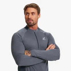 Force Light Half-zip Top Herren Turbulence Blue