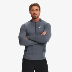 Force Light Half-zip Top Herren Turbulence Blue