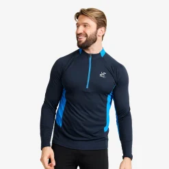 Force Light Half-zip Top Herren Navy/Imperial Blue
