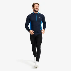 Force Light Half-zip Top Herren Navy/Imperial Blue