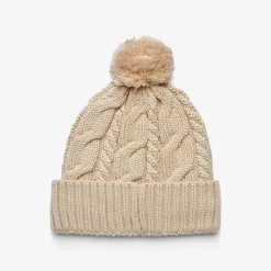 Frost Cable Knit Beanie Peyote
