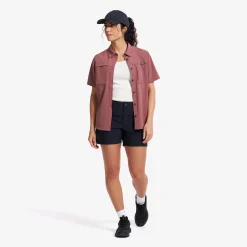 Gradient Pro UV Short Sleeve Shirt Damen Vintage Rose