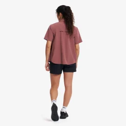 Gradient Pro UV Short Sleeve Shirt Damen Vintage Rose