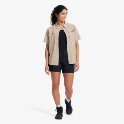 Gradient Pro UV Short Sleeve Shirt Damen Aluminium
