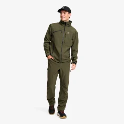 Hiball Essential Softshell Pants Herren Forest Night