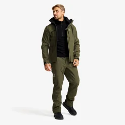 Hiball Essential Softshell Pants Herren Forest Night