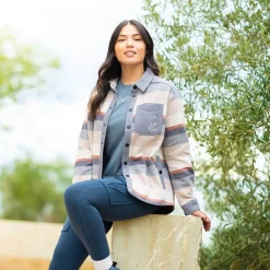 Highland Warm Overshirt Damen Peyote/Copper