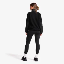 High Pile Fleece Jacket Damen Black