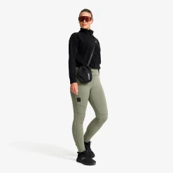 Hiker Cropped Half-zip Fleece Damen Black