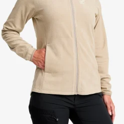Hiker Fleece Hoodie Damen Aluminium