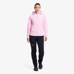 Hiker Fleece Hoodie Damen Bright Pink